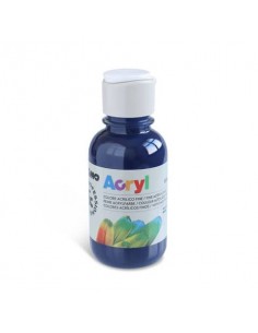 Colore acrilico Primo in bottiglia PET con tappo dosatore 125 ml - 521 blu notte - 402TA125521