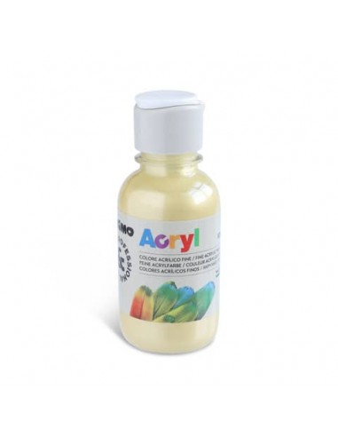 Colore acrilico Primo in bottiglia PET con tappo dosatore 125 ml - 920 oro - 402TA125920