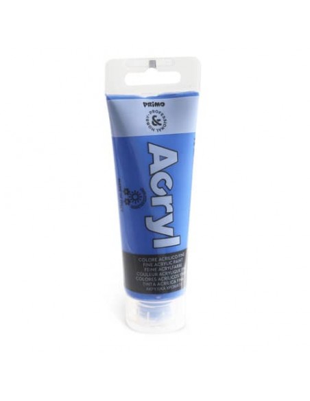 Colore acrilico Primo in tubetto in polietilene 75 ml - 540 blu cobalto 420TA75540