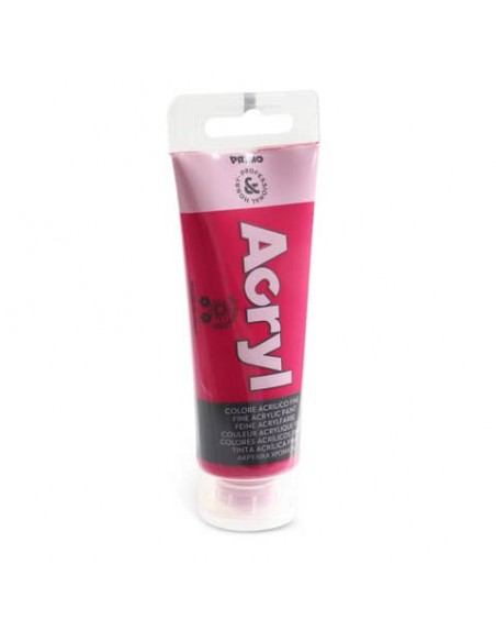 Colore acrilico Primo in tubetto in polietilene 75 ml - 301 magenta 420TA75301