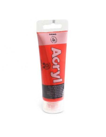 Colore acrilico Primo in tubetto in polietilene 75 ml - 300 rosso vermiglio 420TA75300