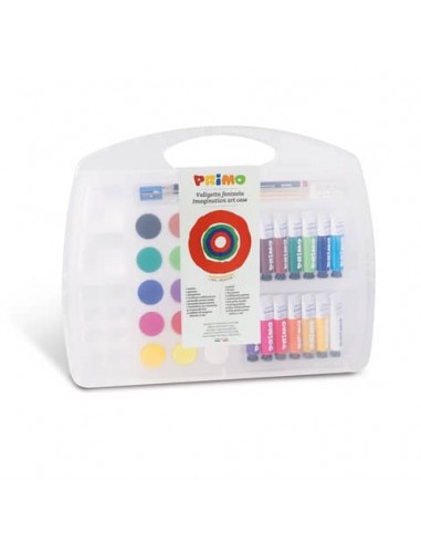 Valigia di tempere e accessori Primo in plastica 272CS2