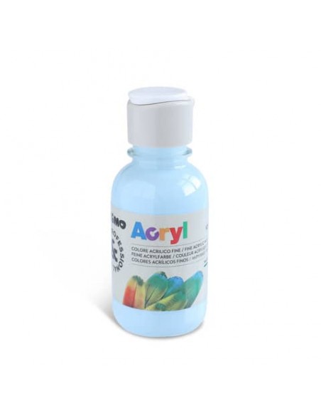 Colore acrilico Primo in bottiglia in PET con tappo dosatore 125 ml - 512 acqua marina - 402TA125512