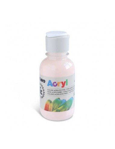 Colore acrilico Primo in bottiglia PET con tappo dosatore 125 ml - 330 rosa carne - 402TA125330