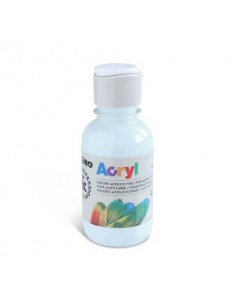 Colore acrilico Primo in bottiglia PET con tappo dosatore 125 ml - 611 verde menta - 402TA125611