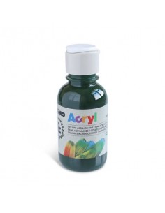 Colore acrilico Primo in bottiglia PET con tappo dosatore 125 ml - 690 verde vescica - 402TA125690