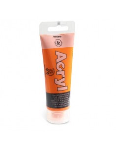 Colore acrilico Primo in bottiglia PET con tappo dosatore 75 ml - 250 arancione 420TA75250