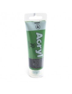 Colore acrilico Primo in bottiglia PET con tappo dosatore 75 ml - 665 verde oliva - 420TA75665