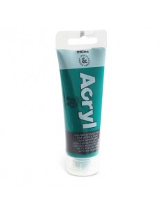 Colore acrilico Primo in bottiglia PET con tappo dosatore 75 ml - 641 verde smeraldo - 420TA75641