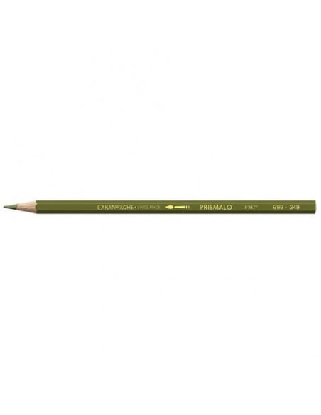 Matite colorate acquerellabili Carand'Ache Prismalo in conf. da 12 pz oliva scuro - 999249