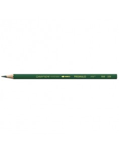 Matite colorate acquerellabili Carand'Ache Prismalo in conf. da 12 pz verde scuro - 999229