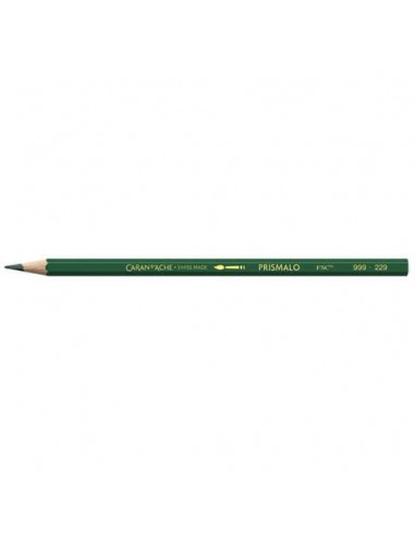 Matite colorate acquerellabili Carand'Ache Prismalo in conf. da 12 pz verde scuro - 999229