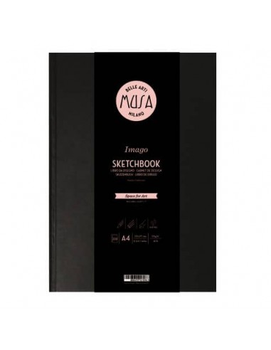 Blocco a libro Imago SKETCH Musa 200 pagine 105 g formato A4 MU124494