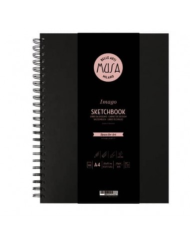 Blocco con spirale Imago SKETCH Musa 100 pagine 105 g formato A4 MU124594