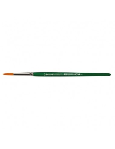 Pennello sintetico tondo DOM Vincent manico corto - N.4 11000/4