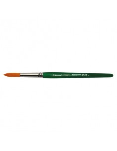 Pennello sintetico tondo DOM Vincent manico corto - N. 12 11000/12