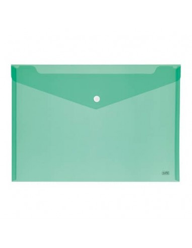 Buste con bottone Lebez orizzontale in conf. da 12 pezzi - formato A6 - colori assortiti - 80195