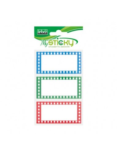 Etichette adesive Scuola Niji con cornice A4091