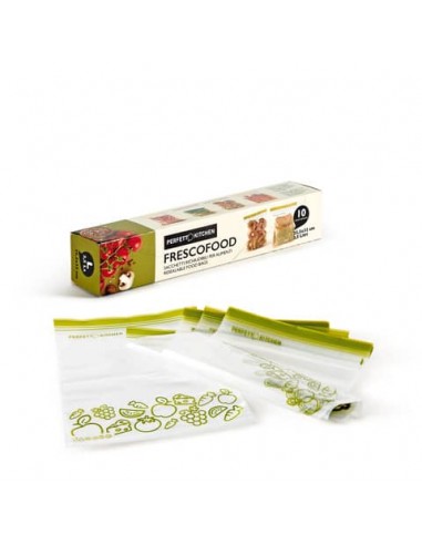 Sacchetti richiudibili per alimenti Perfetto ''Frescofood'' - conf. 10 pz L - 25