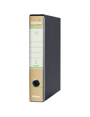 Registratore commerciale Esselte Oxford Green con custodia 23x30 cm 100% carta riciclata dorso 5 cm - 397820501