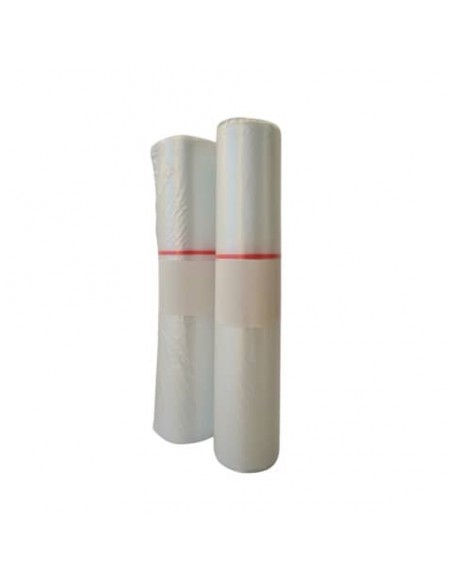 Sacchi immondizia in rotolo Erisack 72x110 cm HDPE 18 g - 12 my - 100 L trasparente neutro - 20 sacchi - SP160