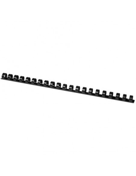 Spirali in PVC per rilegatura Q-Connect 14 mm - colore nero - conf. 100 pezzi - KF24051