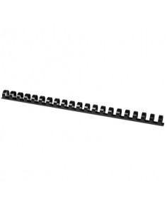 Spirali in PVC per rilegatura Q-Connect 16 mm - colore nero - conf. 50 pezzi - KF24024