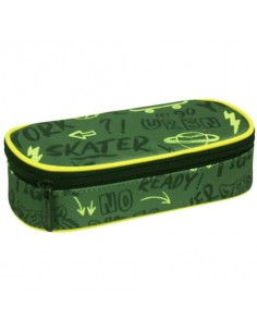 Astuccio ovalino con cerniera piccolo Donau 21x5