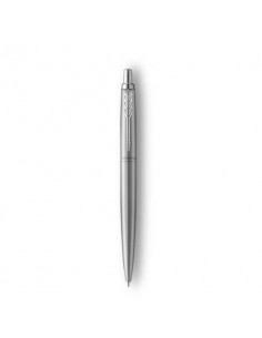 Penna a sfera XL Parker Jotter punta media inchiostro blu acciaio inossidabile monochrome - 2122756