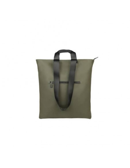 Borsa a spalla tipo shopper Tucano Gommo per laptop fino a 14'' - verde militare - BGOMSH-VM