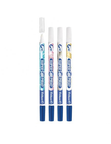 Correttore a penna doppia punta media per stilografica Pelikan Super Pirat 850 - 811569