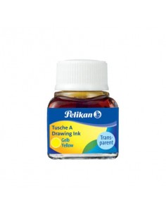Flacone inchiostro di china Pelikan 523-17 da 10 ml - giallo - 201541