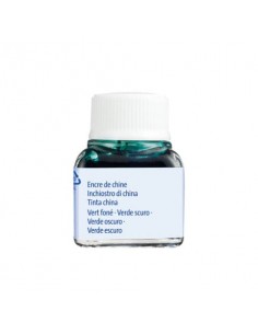 Flacone inchiostro di china Pelikan 523-17 da 10 ml - verde scuro - 201566