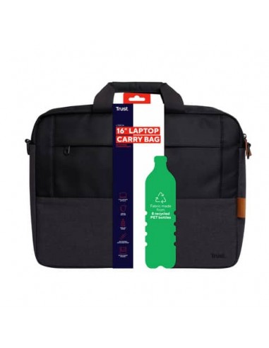 Borsa per laptop fino a 16'' Trust Lisboa nero 25246