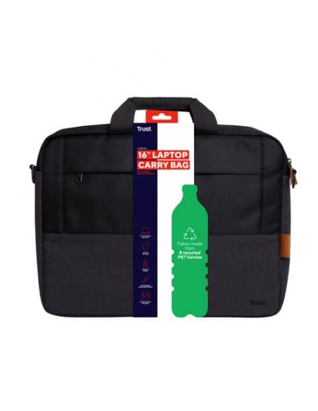 Borsa per laptop fino a 16'' Trust Lisboa nero 25246