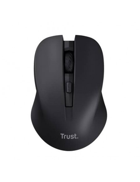 Mouse ottico wireless tasti silenziosi Trust Mydo - nero - 25084