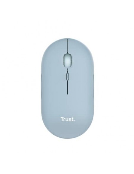 Mouse ultrasottile wireless Trust ricaricabile - azzurro - 24126