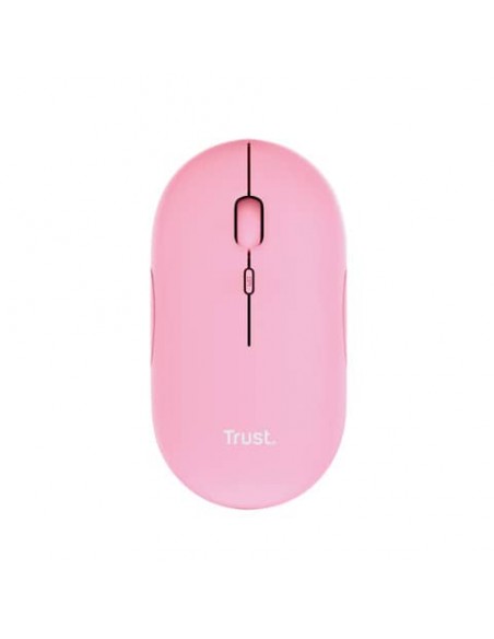 Mouse ultrasottile wireless Trust ricaricabile - rosa - 24125