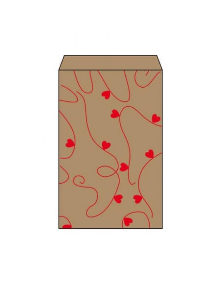 Sacchetto in carta kraft bianca Maniero in conf. da 1000 pz 90x150 mm BCS 9