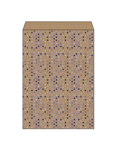 Sacchetto in carta kraft bianca Maniero in conf. da 500 pz 220x330 mm BQS