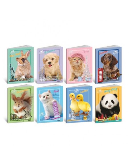 Maxi quaderni Blasetti Cuccioli A4 - 20+1 ff 80 g conf. 10 pezzi rigatura 0C - 8562