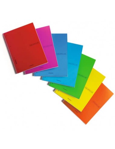 Blocchi spiralati Blasetti Colorclub formato A5  carta 70 g conf. 6 pezzi assortiti rigatura 5 mm - 6521