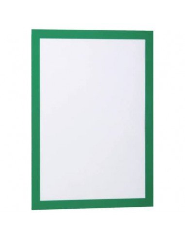 Cornice espositiva Durable Duraframe® A4 236x323 mm verde conf. 10 pz - 4882-05