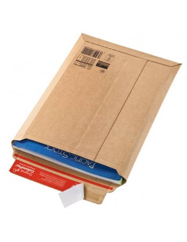 Busta rigida per spedizioni ColomPac in cartone ondulato avana 21