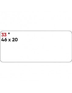 Etichette bianche permanenti Markin Copiatabu 46x20 mm - conf. 10 blister da 10 ff A4 - X11033