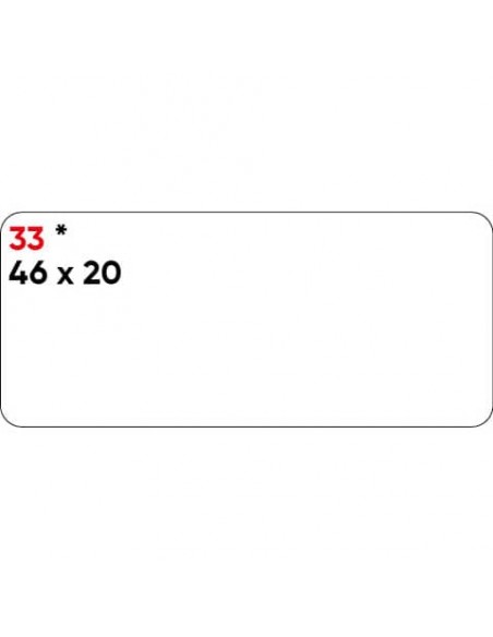 Etichette bianche permanenti Markin Copiatabu 46x20 mm - conf. 10 blister da 10 ff A4 - X11033