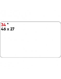 Etichette bianche permanenti Markin Copiatabu 46x27 mm - conf. 10 blister da 10 ff A4 - X11034