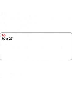 Etichette bianche permanenti Markin Copiatabu 70x27 mm - conf. 10 blister da 10 ff A4 - X11045