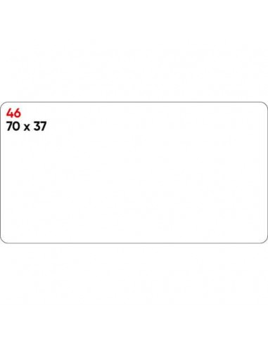 Etichette bianche permanenti Markin Copiatabu 70x37 mm - conf. 10 blister da 10 ff A4 - X11046