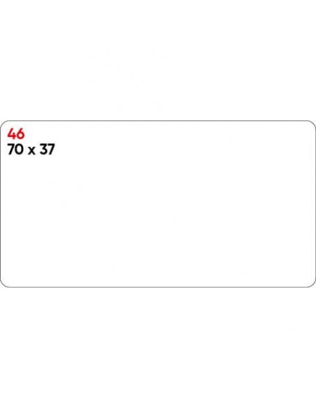 Etichette bianche permanenti Markin Copiatabu 70x37 mm - conf. 10 blister da 10 ff A4 - X11046